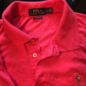 polo shirt size large
